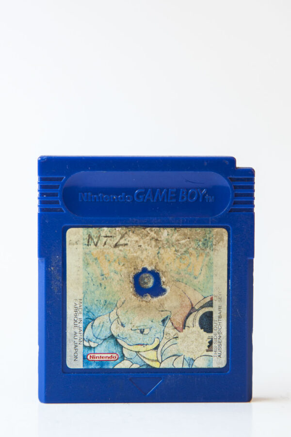 Pokemon Blue(grim label)(GB Classic)