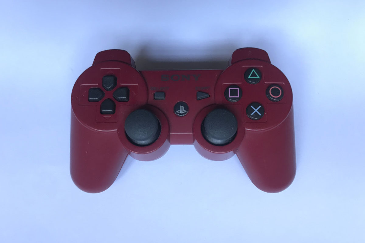 Playstation 3 Controller(Rød) Nintendopusheren
