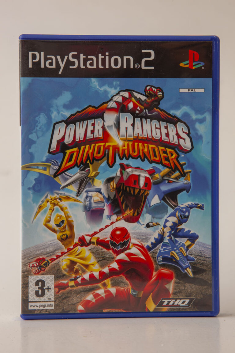 Jeu PS2 Power Rangers : Dino Tonnerre - Version PAL Française - Bon état Avec Boîte