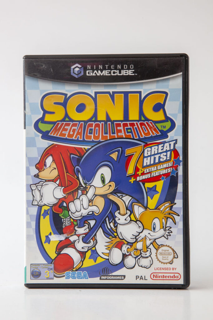 Sonic Mega Collection(Gamecube Spil) Nintendopusheren