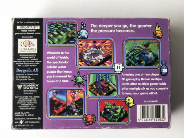 Wetrix(N64 spil i original emballage) #27 - Image 7