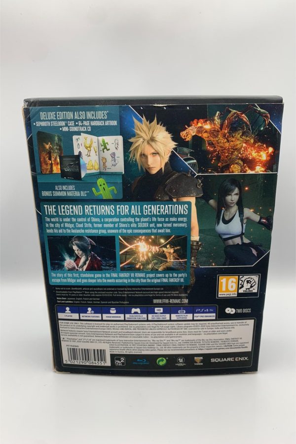 Final Fantasy VII Remake Deluxe Edition(PS4 brugt) - Image 5