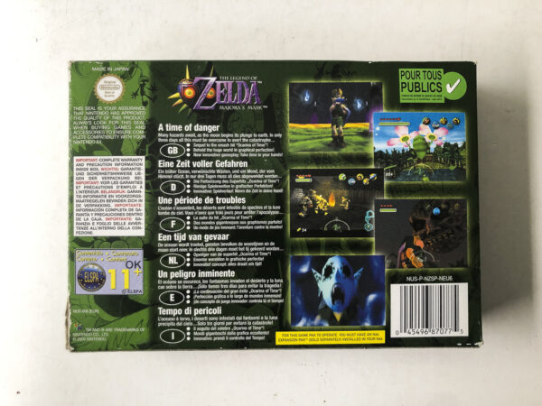 The Legend of Zelda: Majora's Mask(N64: Spil i original emballage) #98 - Image 8