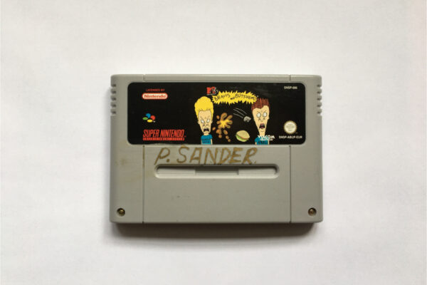 Beavis and Butt-Head(skrift på cartridge)(SNES: Løse spil)