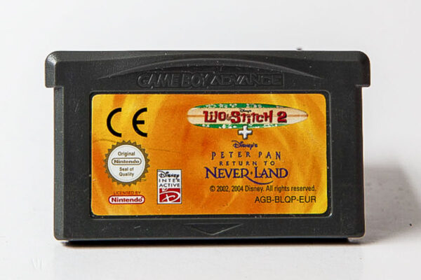 2 Disney Games: Lilo & Stitch 2 + Peter Pan: Return to Neverland(GB Advance)
