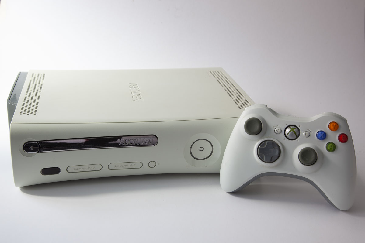 Det Erklæring Bank Xbox 360 m. alle kabler(hvid)(konsol) – Nintendopusheren