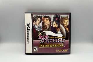 Miles Edgeworth: Ace Attorney Investigations(DS) - US cover - Se billeder