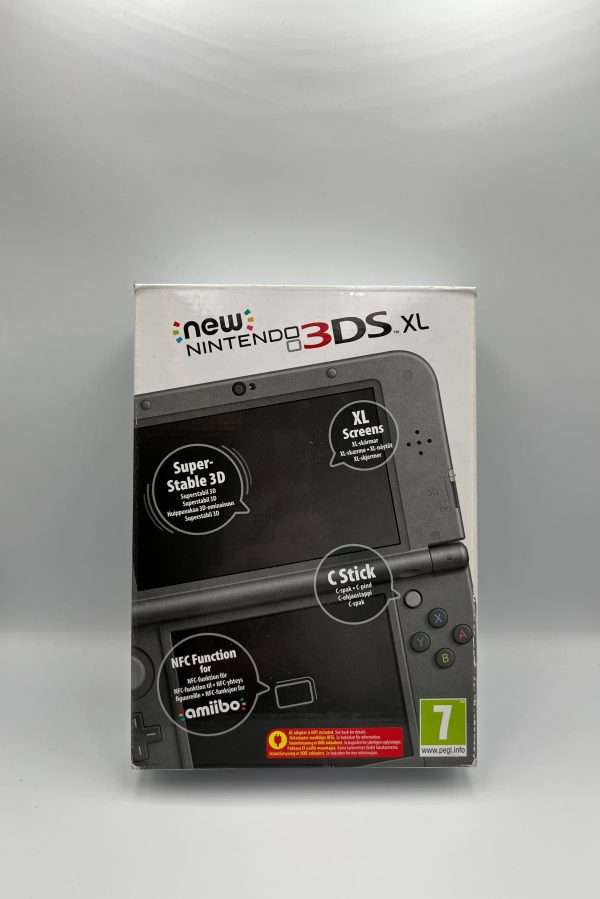 New 3DS XL: Metallic Black i original emballage