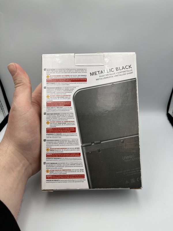 New 3DS XL: Metallic Black i original emballage - Billede 7