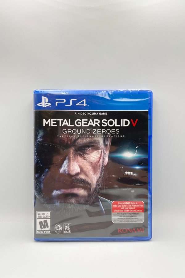 Metal Gear Solid V: Ground Zeroes(PS4 Ny) - US cover