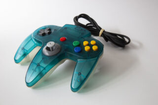 Nintendo 64: Controller - Ice Blue/Clear