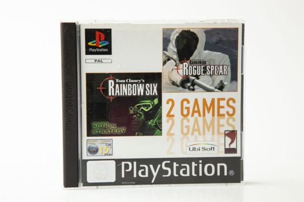 2 Games: Tom Clancy's Rainbow Six + Tom Clancy's Rainbow Six: Rogue Spear(PS1)
