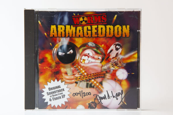 Worms Armageddon: Soundtrack inkl autograf(brugt)