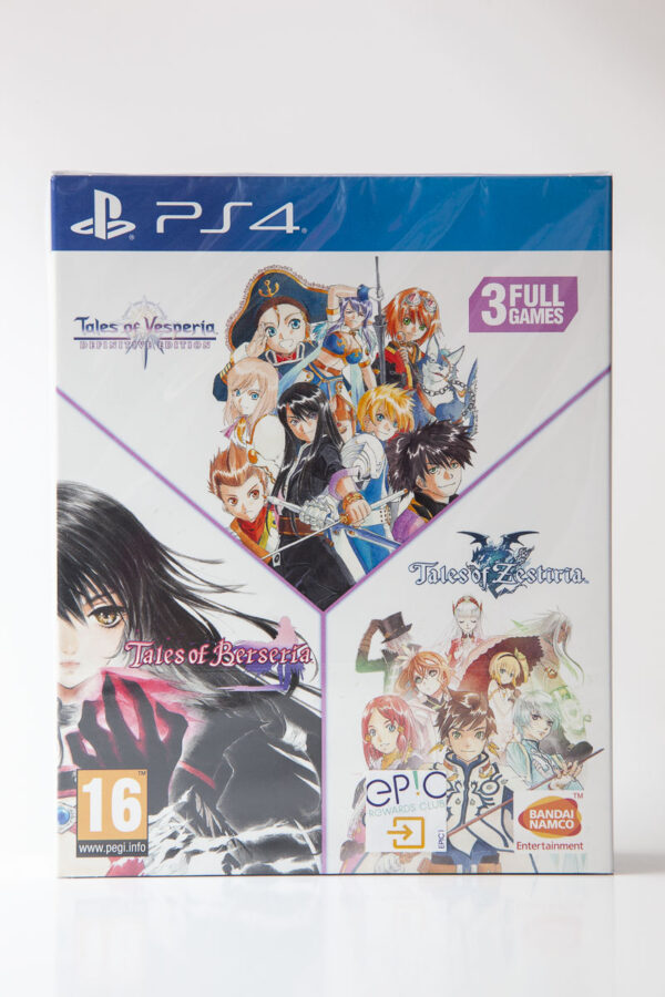 Tales of Vesperia + Tales of Berseria + Tales of Zestiria Compilation - Definitive Edition boxed(PS4 Ny)