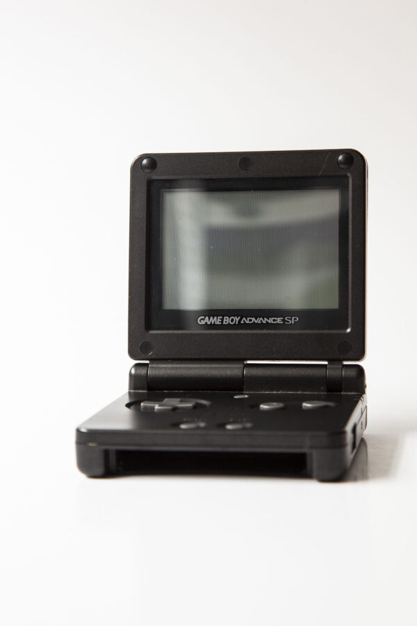 Gameboy Advance SP 001(Onyx Black (sort) inkl. oplader #1