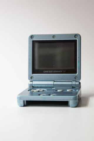 Gameboy Advance SP 001 inkl. oplader(Pearl Blue) #1