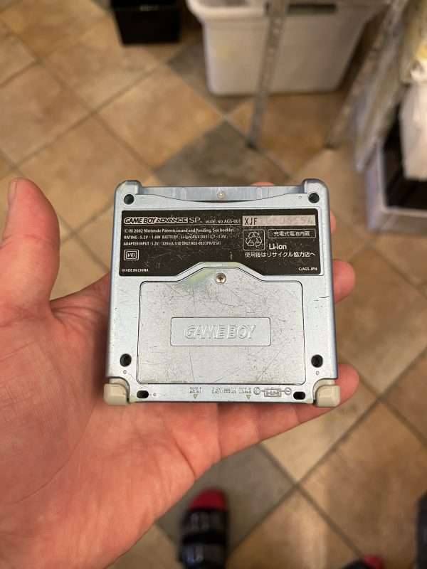 Gameboy Advance SP 001 inkl. oplader(Pearl Blue) #1 - Image 4
