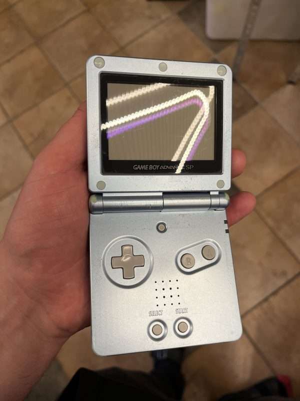 Gameboy Advance SP 001 inkl. oplader(Pearl Blue) #1 - Image 2