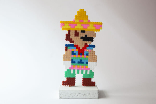 Super Mario Mexikaner (perleplade)