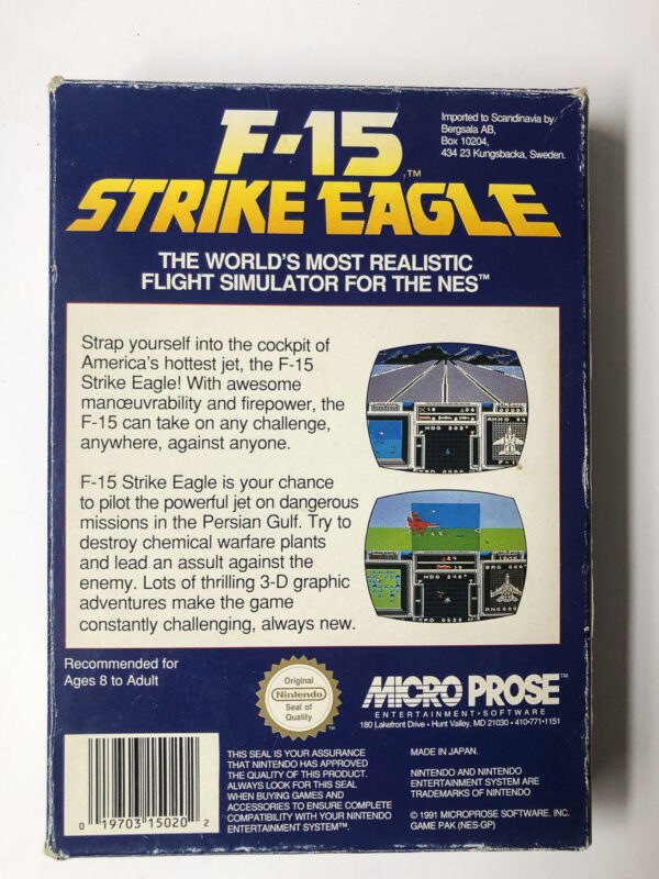F-15 Strike Eagle(NES: Spil i original emballage) #3 - Image 7