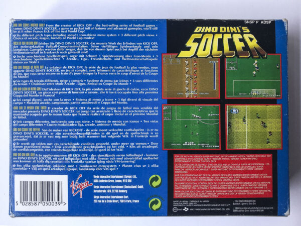 Dino Dini's Soccer(SNES: Spil i original emballage) #4 - Image 5