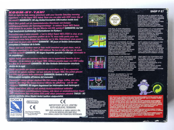 Eek! The Cat(SNES: Spil i original emballage) #7 - Billede 8
