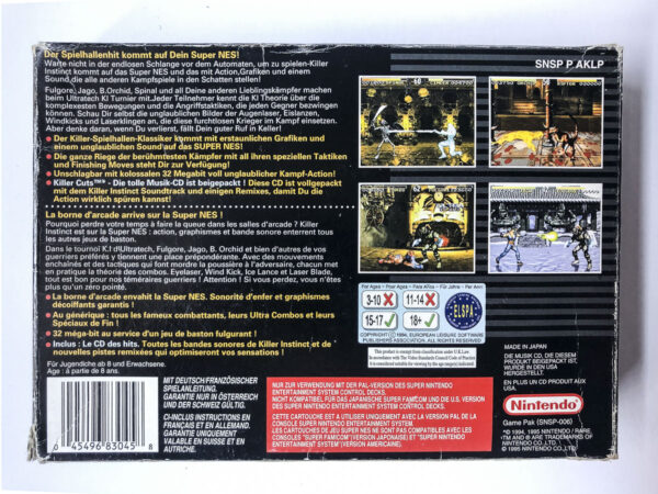 Killer Instinct(SNES: Spil i original emballage) #11 - Image 5
