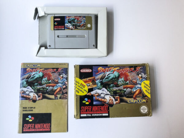Street Fighter II(SNES: Spil i original emballage)