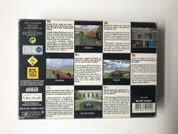 F1 Pole Position 64(N64: Spil i original emballage) #7 - Image 7