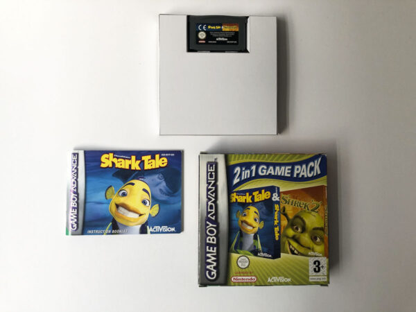 2 in 1 Game Pack! Shark Tale + Shrek 2(GB Advance: Spil i original emballage) #3
