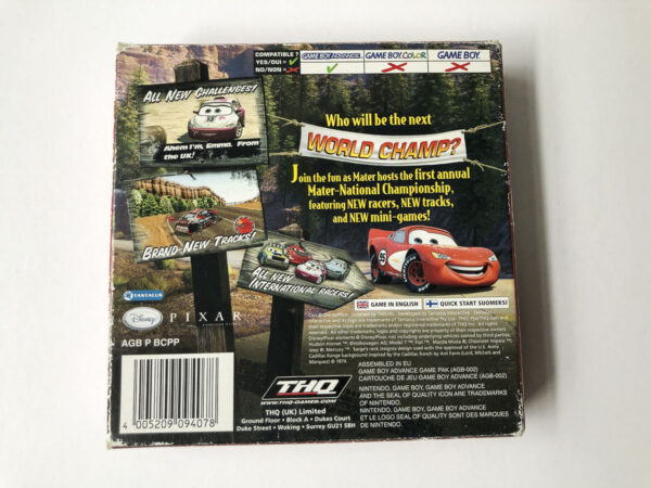 Disney-Pixar Cars: Maternational Championship(GB Advance: Spil i original emballage) #15 - Image 7