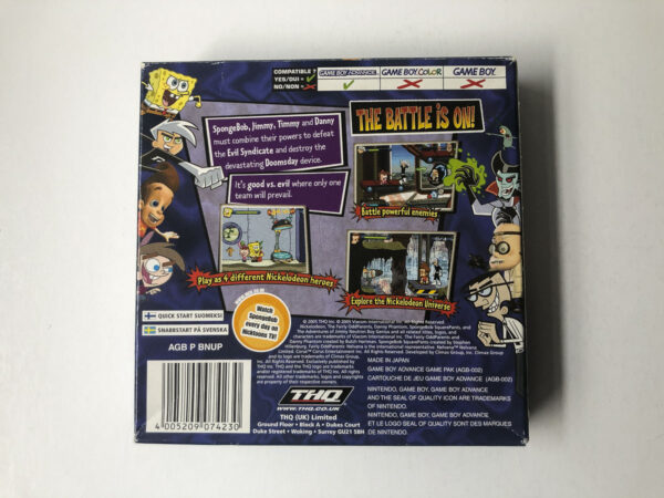 Spongebob Squarepants and Friends Unite!(GB Advance: Spil i original emballage) - Image 7