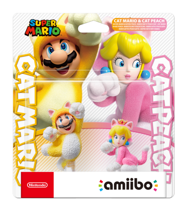 Super Mario Collection: Cat Mario & Cat Peach (i original emballage)(Amiibo)