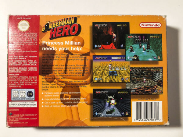 Bomberman Hero(N64: Spil i original emballage) #17 - Image 2