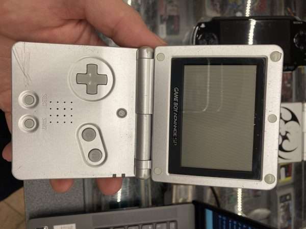 Gameboy Advance SP 001(silver) inkl. oplader #1 - Image 4
