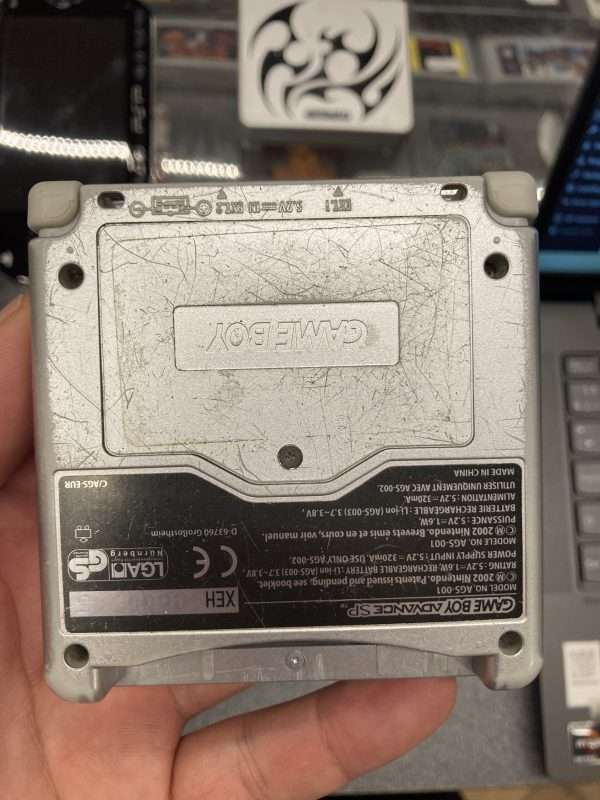 Gameboy Advance SP 001(silver) inkl. oplader #1 - Image 5