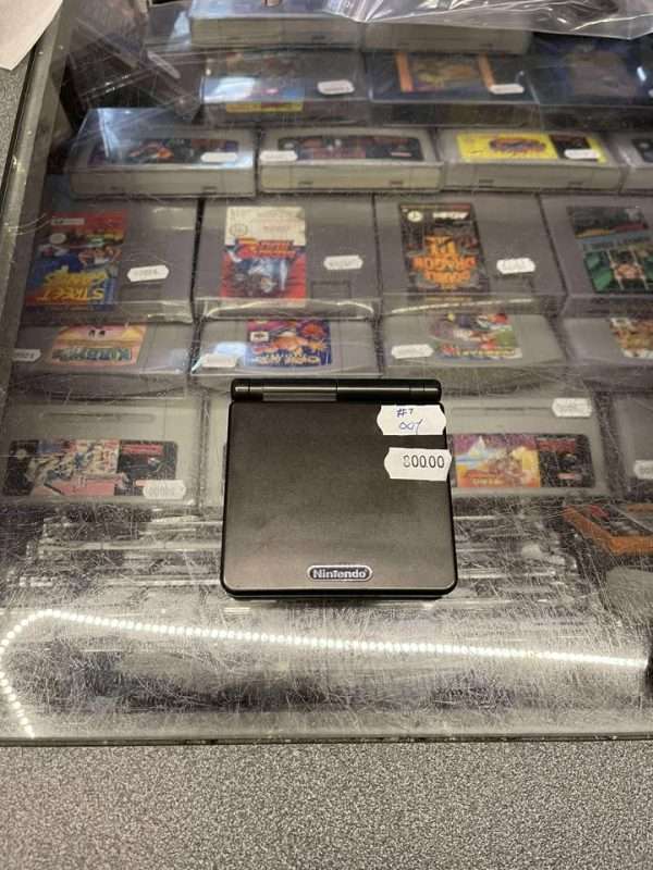 Gameboy Advance SP 001(Onyx Black (sort) inkl. oplader #1 - Billede 2
