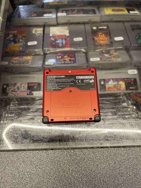 Gameboy Advance SP 001(rød) inkl. oplader #1 - Billede 4