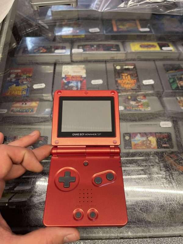 Gameboy Advance SP 001(rød) inkl. oplader #1 - Billede 3