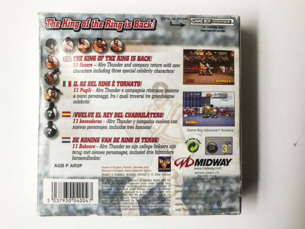 Ready 2 Rumble Boxing: Round 2(GB Advance: Spil i original emballage) #55 - Image 2