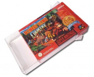 10 x Box protector: SNES og N64-spil i box(Box protectors)