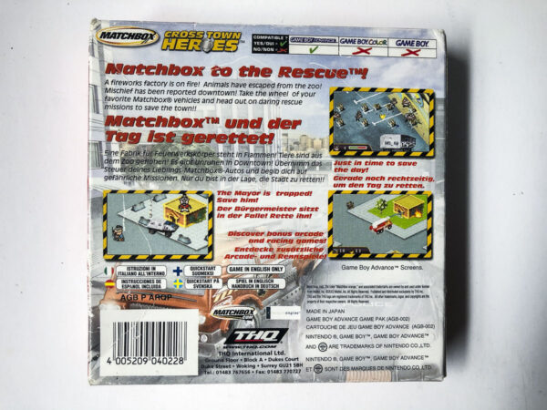 Matchbox: Cross Town Heroes(GB Advance: Spil i original emballage) #59 - Image 3