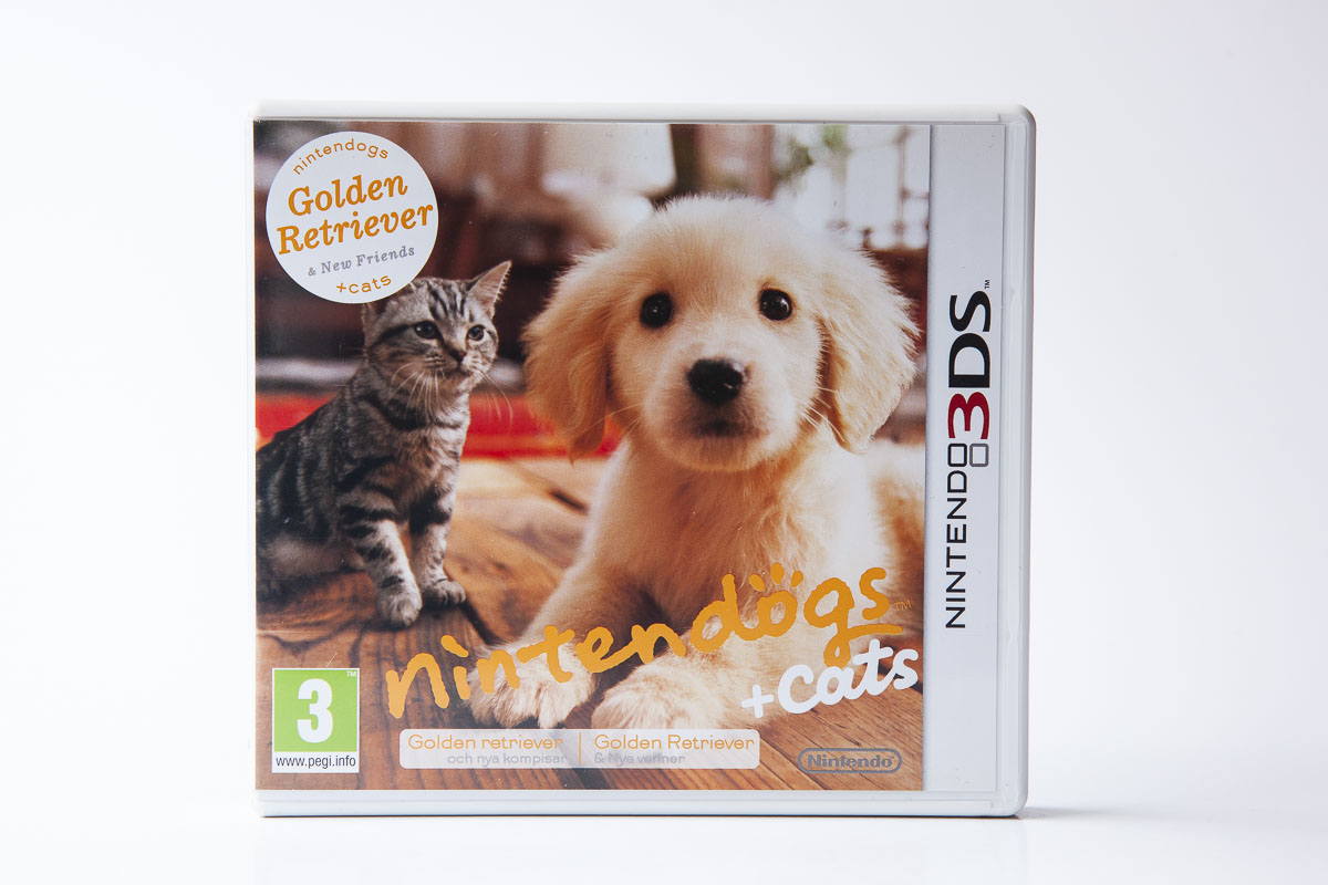 Nintendogs + Cats: Golden Retriever & New Friends(3DS brugt) - fransk cover