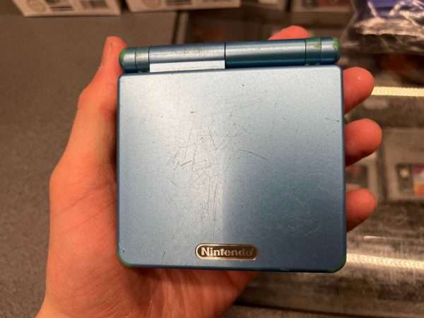 Gameboy Advance SP 101: Surf Blue inkl. oplader #1 - Image 2