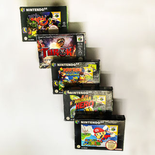 Nintendo 64: Spil i original emballage