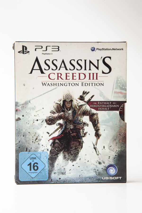 Assassin's Creed III Washington Edition(PS3)(german cover)