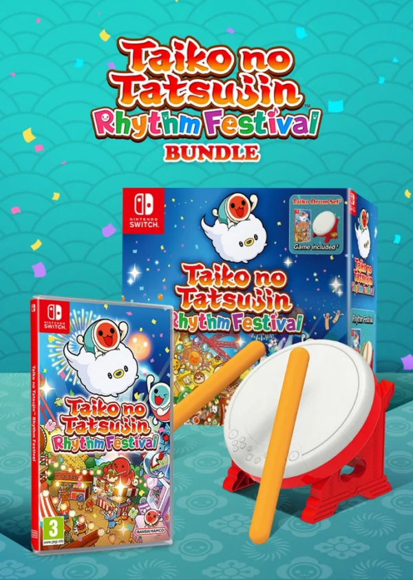 Taiko no Tatsujin: Rhythm Festiva! Bundle(Switch: Nyt)