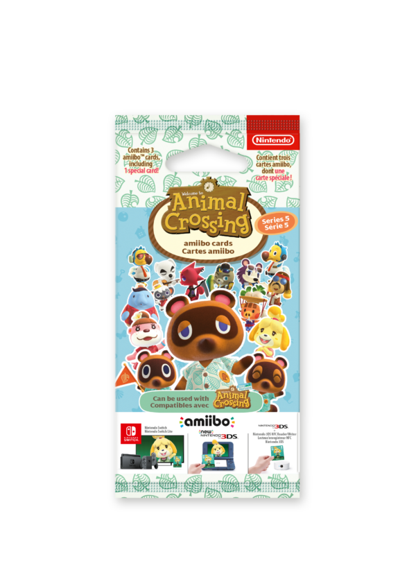 Animal Crossing: Amiibo Card Pack(3 kort) (Series 5)