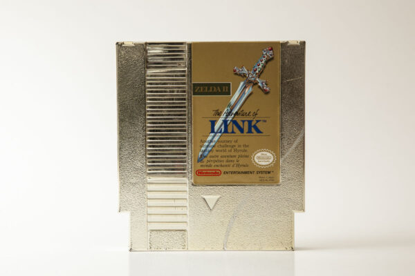 Zelda II: The Adventure of Link(fransk label. Engelsk ingame)(NES: Løse spil)