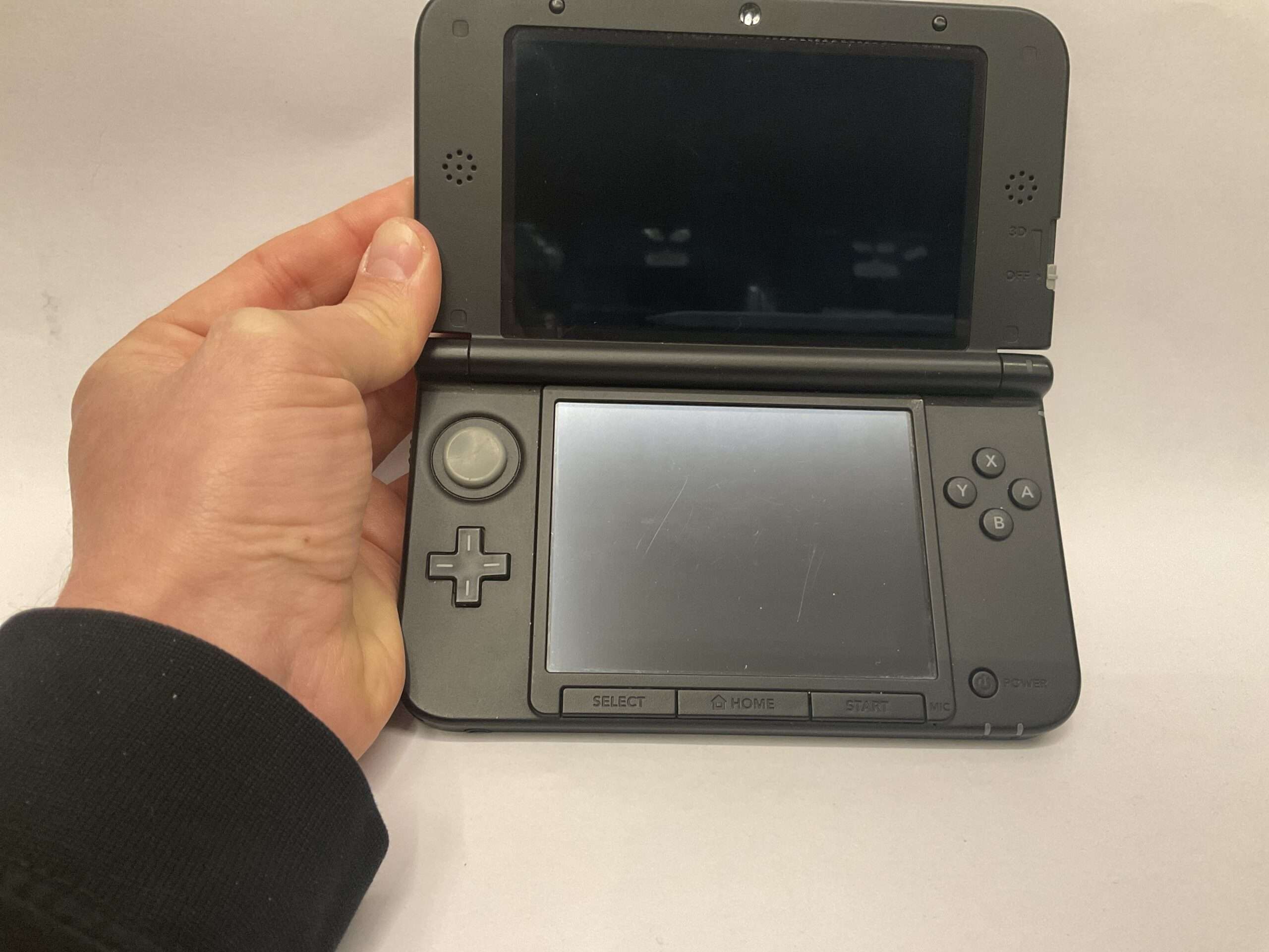 3DS XL: Metallic Grey inkl. oplader #1 - Billede 4